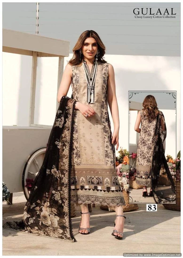 Gulaal Karachi Vol 9 Cotton Wholesale Pakistani Salwar Suit Catalog — Wholesale Salwar Suits, MPA wholesale from Surat - Gallery Image 5